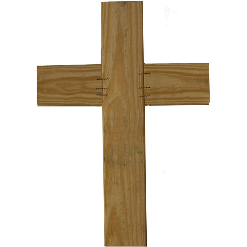 Handmade Traditional Religious & Spiritual Wall Decor, Natural Barnwood, 20" H x 14" W x 1.5" D