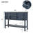 46'' Solid Wood Sideboard Console Table With 2 Drawers-205576374