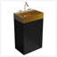 Meuble-lavabo rayé autoportant 20 po avec lavabo en acier inoxydable-488867928