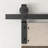 80''H Embossing Knotty Pine Wood Bi- Fold Barn Door With Hardware Kit-97865907-97865901