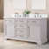Currahee 60'' Double Bathroom Vanity with Engineered Stone Top