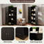Élégante armoire de rangement à 8 portes avec 4 tablettes, idéale pour un décor organisé et élégant dans les salons, les cuisines et les bureaux-394919273