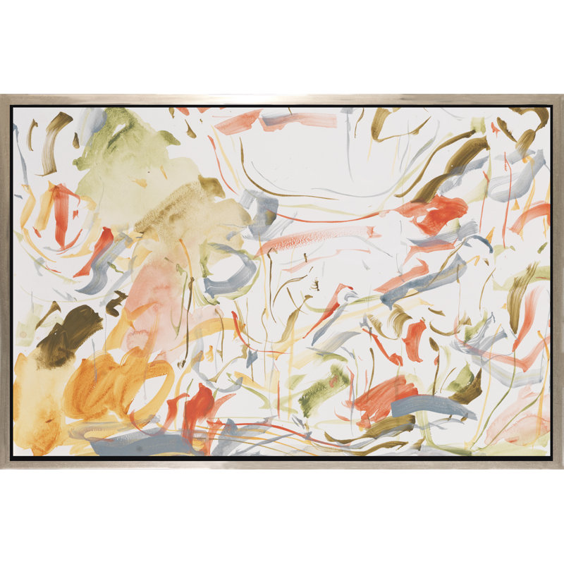 Automne, peinture sur toile à cadre flottant