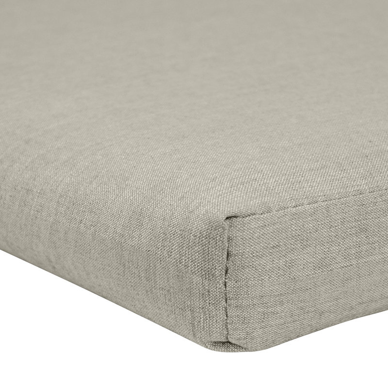 Sunbrella® Bench Cushion, Spectrum Dove Sunbrella® Plainweave