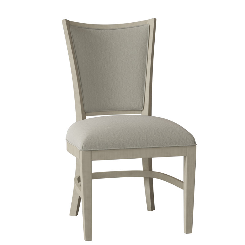 Hamlin Upholstered King Louis Back Side Chair, 9953 Mink, Almond Buff