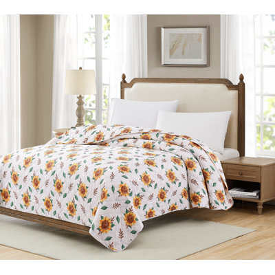 Courtepointe en microfibre Sunflowers Harvest