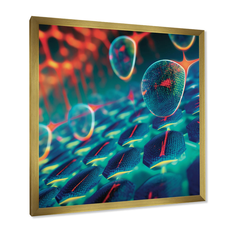 Infinity Matrix - Imprimé, H 16 po x l 16 po x P 1 po, Cadre doré à une seule photo