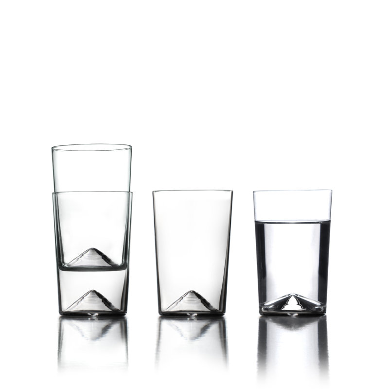 Monti 12oz. Handmade Crystal Drinking Glass Set