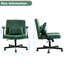 Chaise de bureau avec accoudoirs - Revêtement en velours doux, hauteur réglable, pivotant à 360 ° pour un confort intérieur avec roulettes, siège confortable, coussin supplémentaire, caractéristiques de la maison
