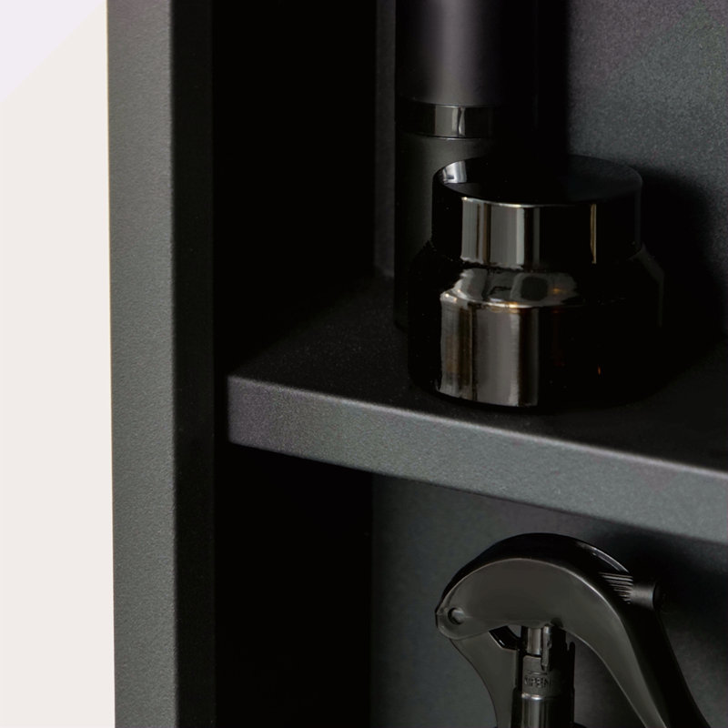 Armoire murale pour salle de bain, Noir