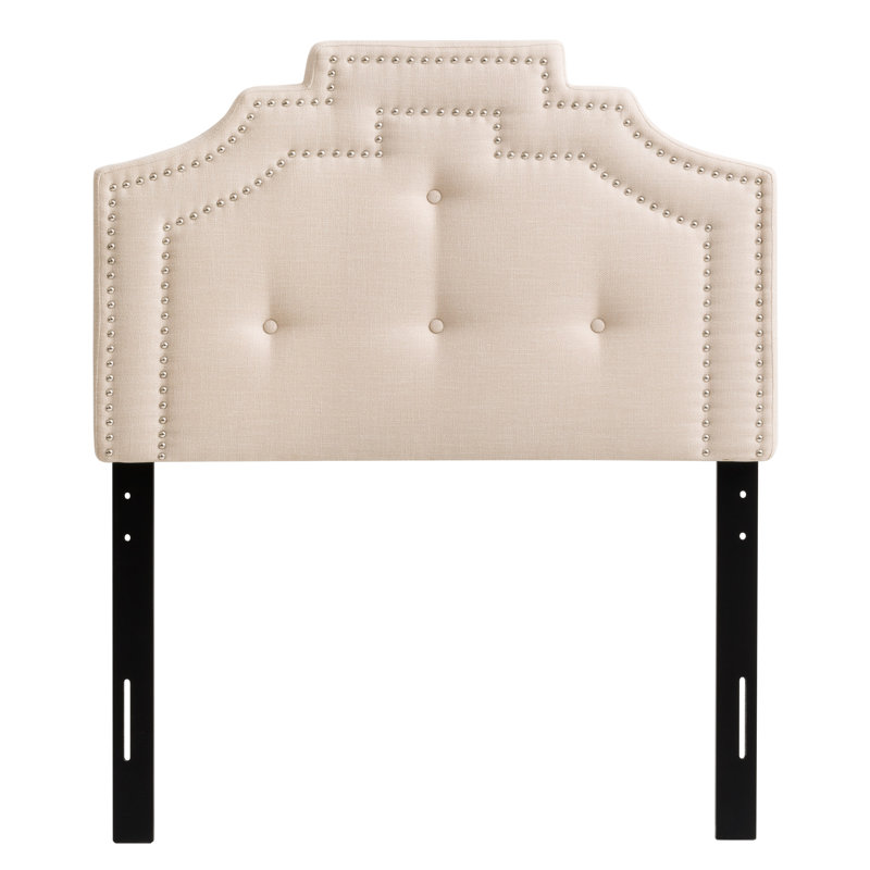 Tête de lit tapissier Suwanee, Grand, Crème
