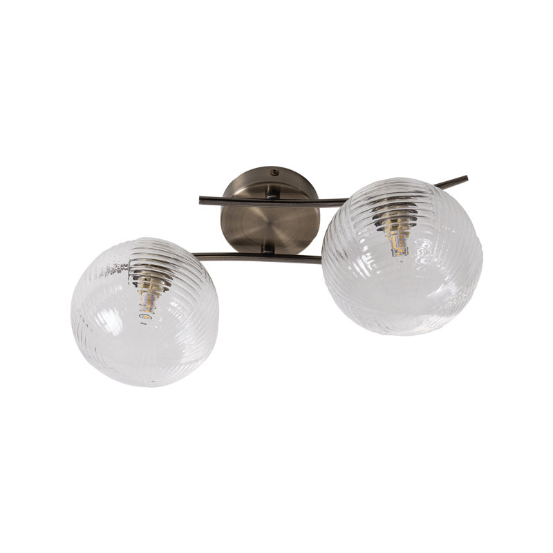 Glass Semi Flush Mount