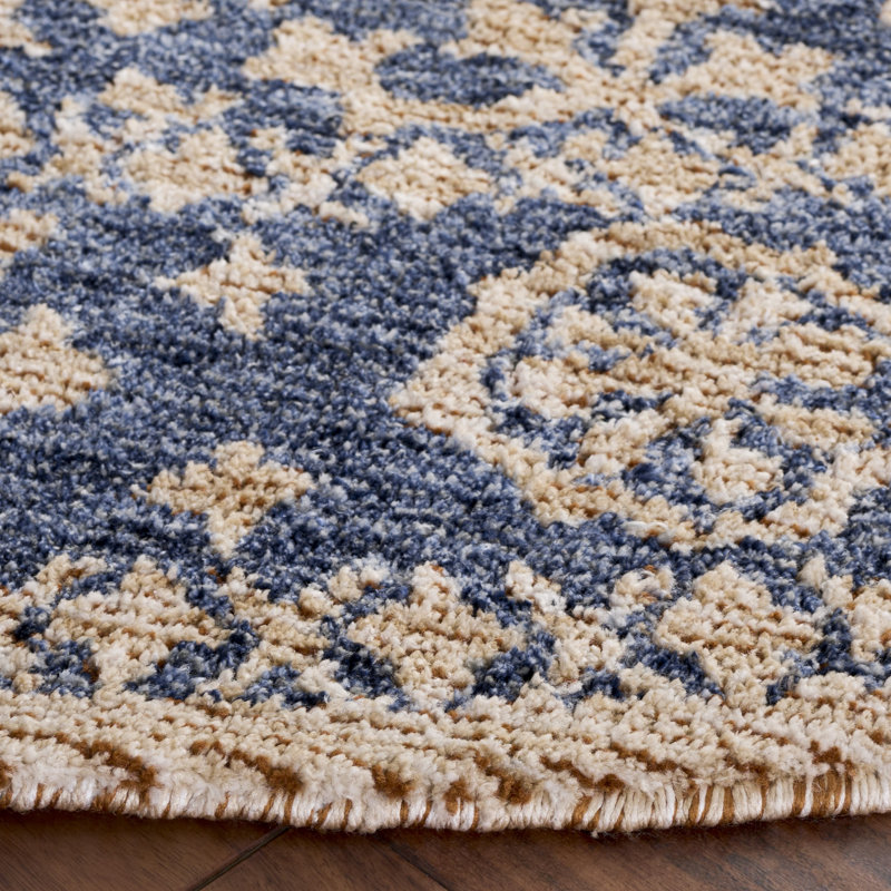 Audrey 301 Hand Tufted Performance Damask Rug, Round 6'