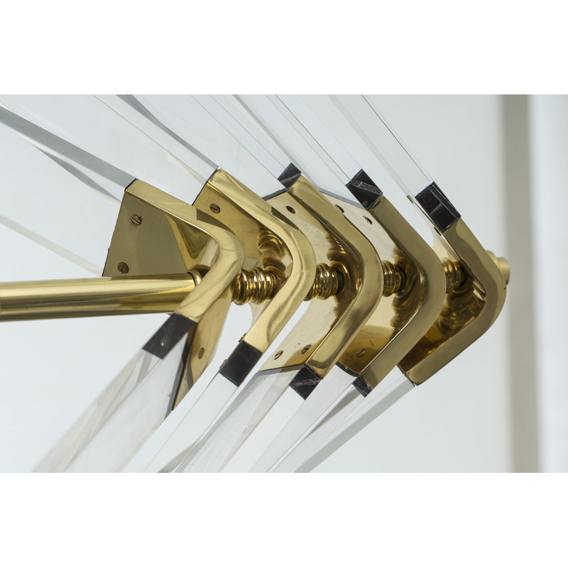 Nellcote 4 - Light Chandelier, Brass