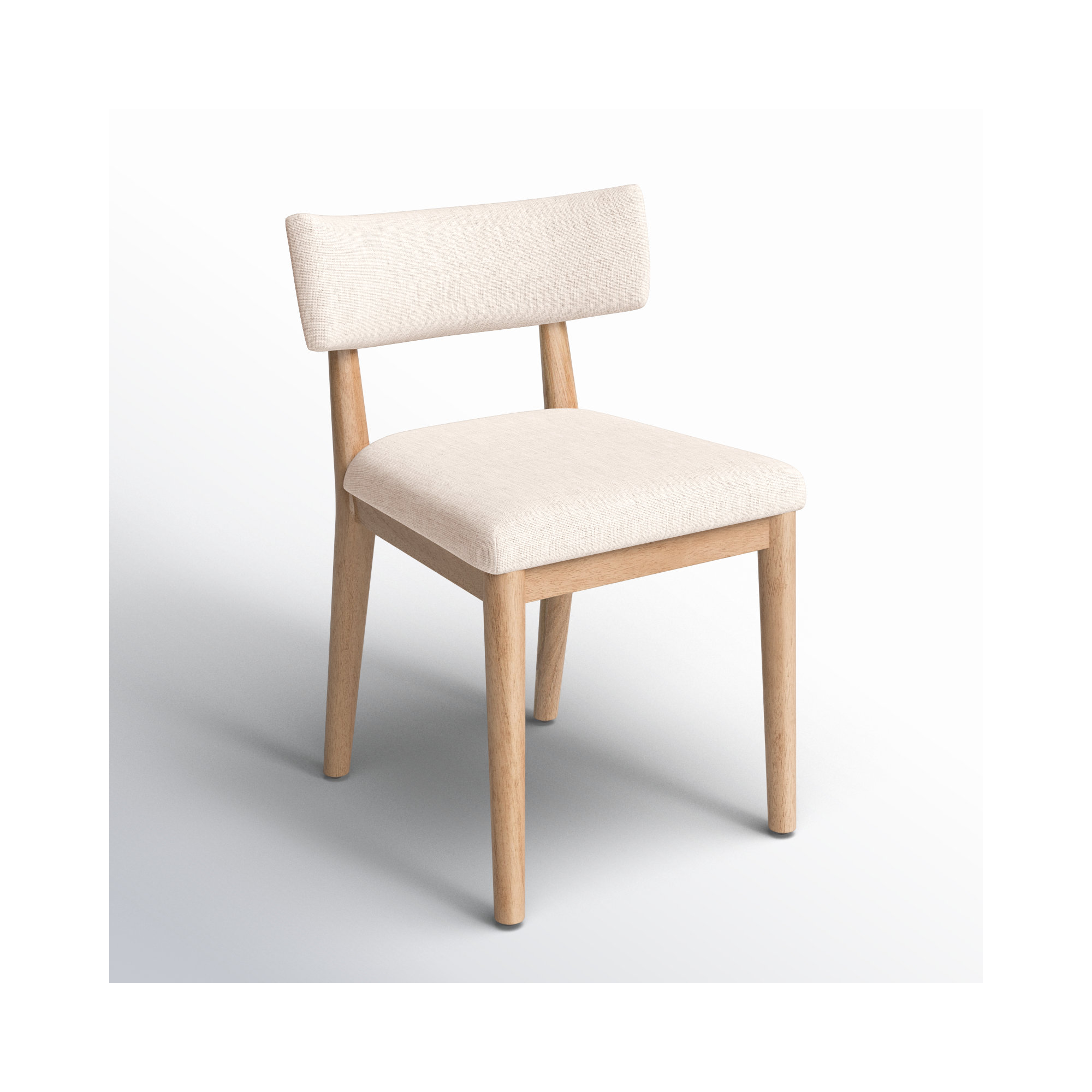 Amali Side Chair, Polyester Blend Beige, Natural