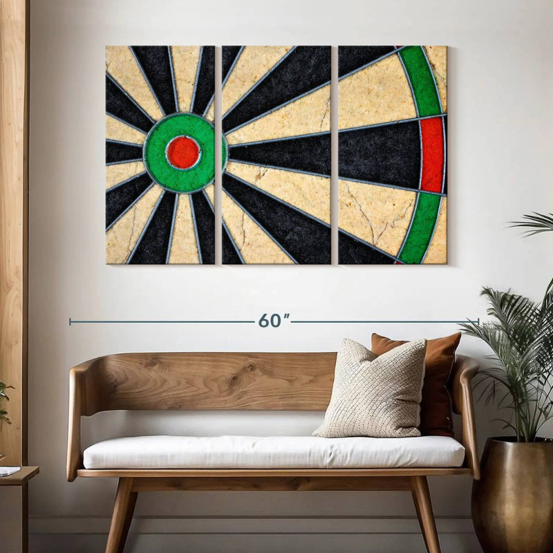 Senne Rustic Dartboard, 32" H x 50" W