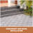 30 PCS Interlocking Deck Tiles Checker Pattern
