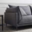 Canapé modulaire gris en coton et lin-1172980669