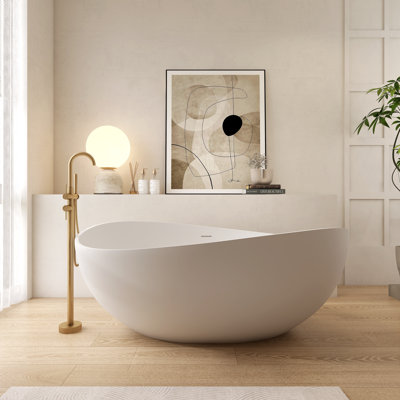 Baignoire de trempage autoportante 63 po