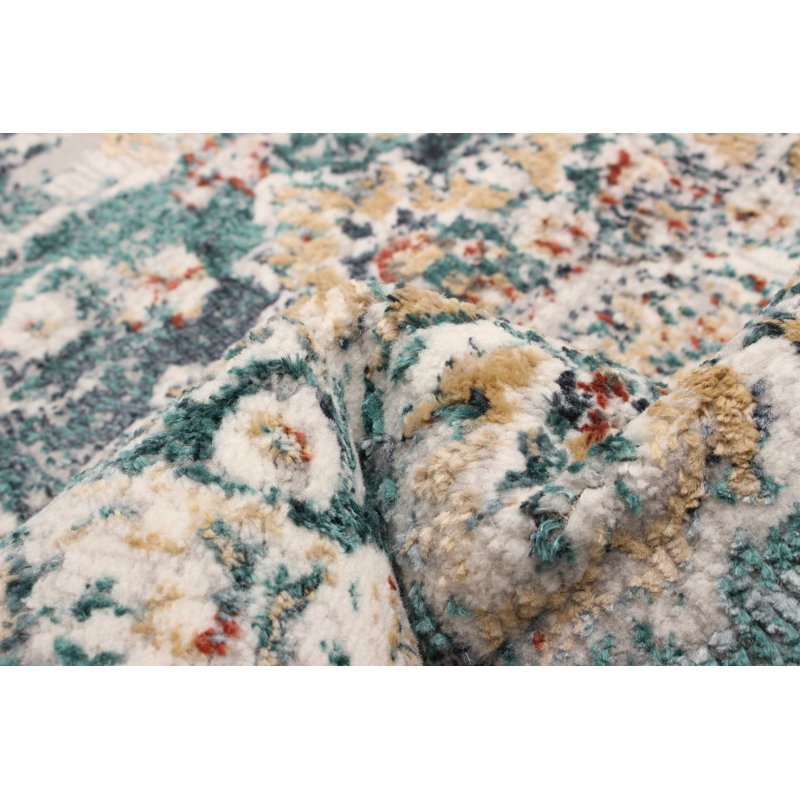 Legacy Teal Rug, Runner 2'8" x 8'2"