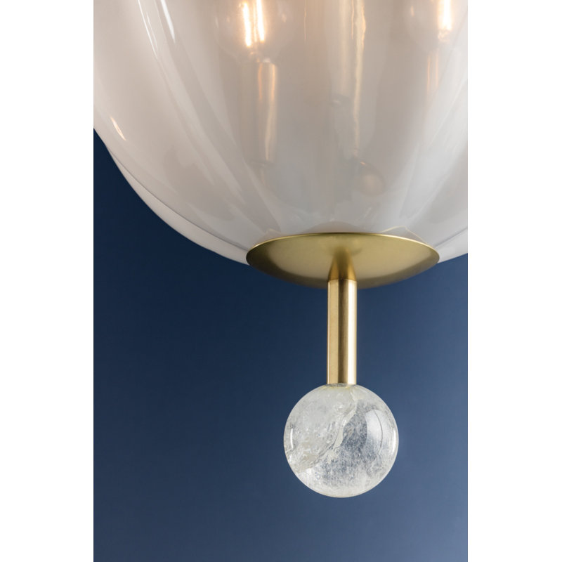 Cambria Heights Lantern in Aged Brass
