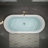 67" x 31" Freestanding Soaking Acrylic Bathtub with Chrome Overflow and Pop-up Drain, Glossy-111060638