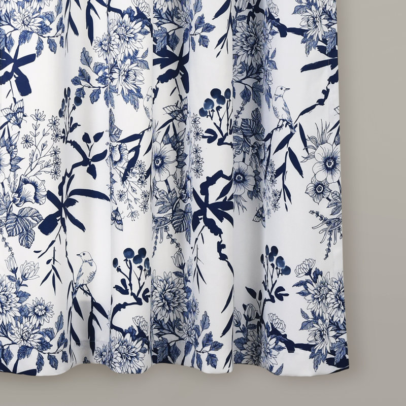 Lush Decor Botanical Garden Floral Room Darkening Curtain Panels Pair Drapes (Set of 2)
