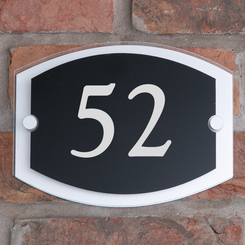 Sigfried 15cm H Plastic House Number, 52