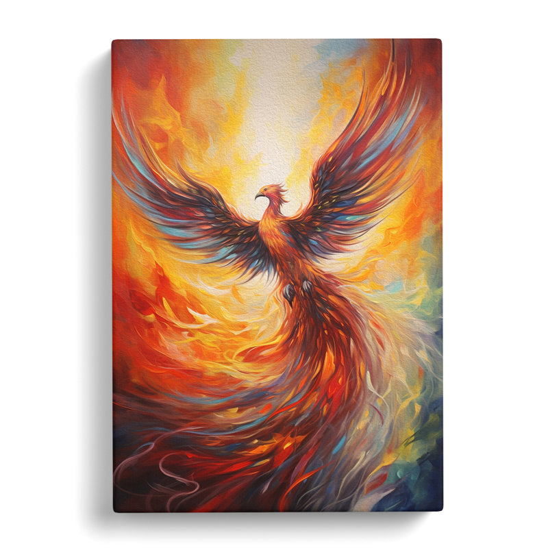 Phoenix Hard Edge - Print, 50cm H x 35cm W x 3cm D