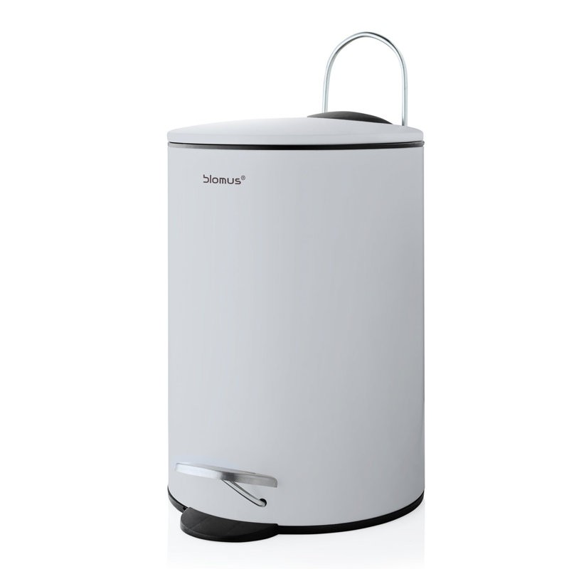 TUBO 0.79 Gallon Step On Trash Can, Microchip/Grey