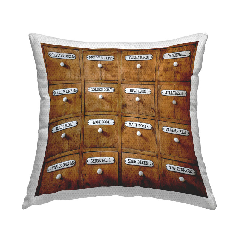 Coussin d'extérieur imprimé Full of Choices