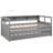 Wood Daybed With 2 Trundles, 3 Storage Cubbies, 1 Light For Free And USB Charging Design-1981464635