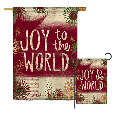 Double Sided Polyester Christmas Flag Set