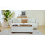 Repose-pieds de rangement l 44 po avec plateau réversible en bois-1000348140