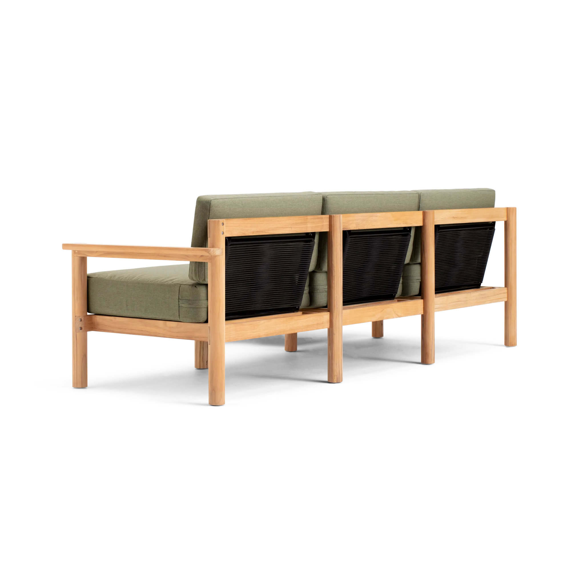 Haven 89.25'' Wide Patio Sectional with Sunbrella® Cushions, Sunbrella Leaf