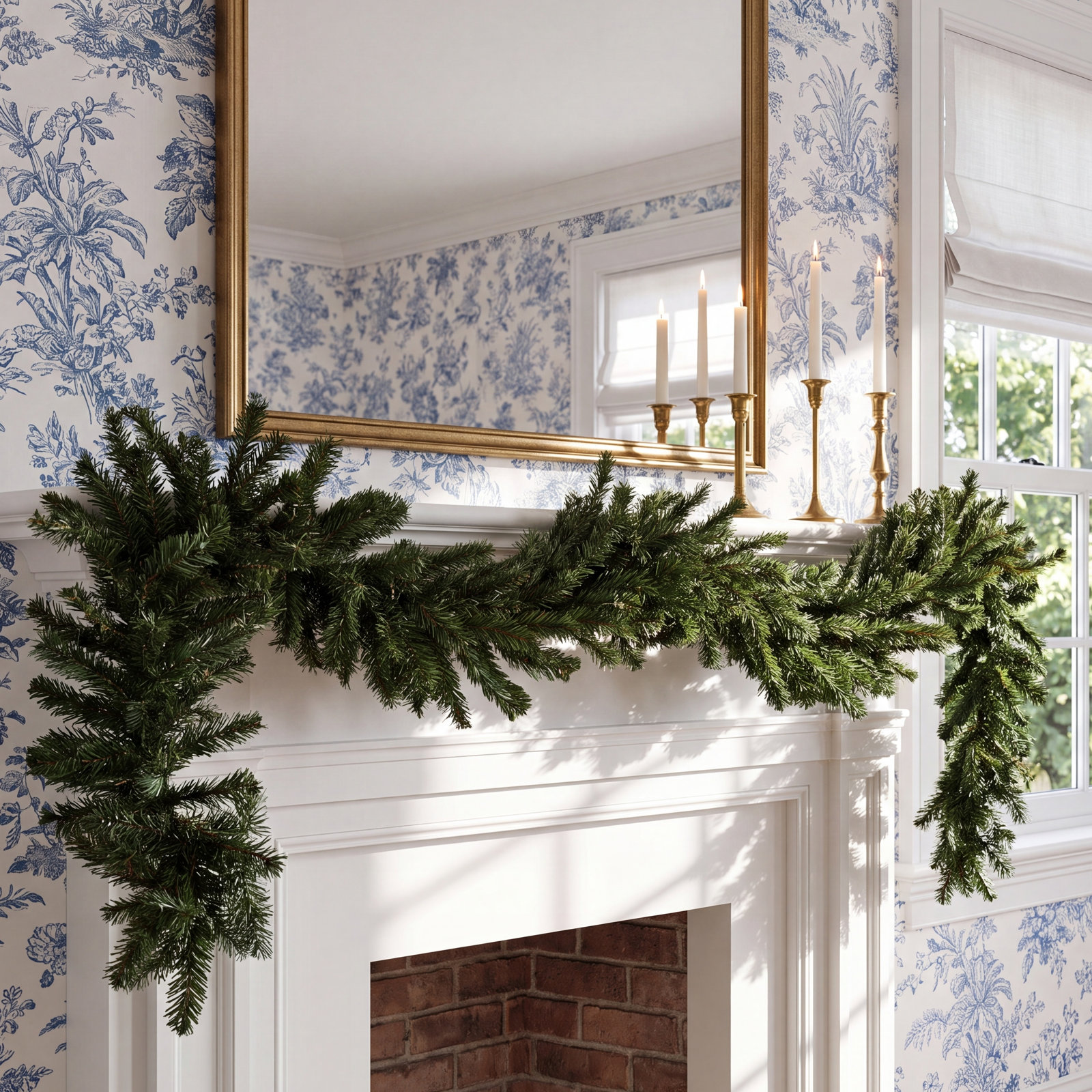 PVC Greenery 108" Fir Christmas Garland