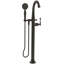 Kelston® Floor-Mount Bath Filler Trim with Handshower-1572526802