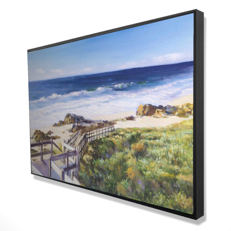 «Walk To The Beach» sur toile
