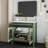 36"Mid-Century Bathroom Vanity with Motion-Sensor Light & Patterned Glass,Farmhouse Sink Cabinet with Storage, High-End Restroom Vanity-944579613