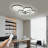 Nyasia Acrylic LED Flush Mount