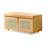 Wood Storage With Entryway Bench