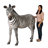 Grand-Scale African Zebra Statue