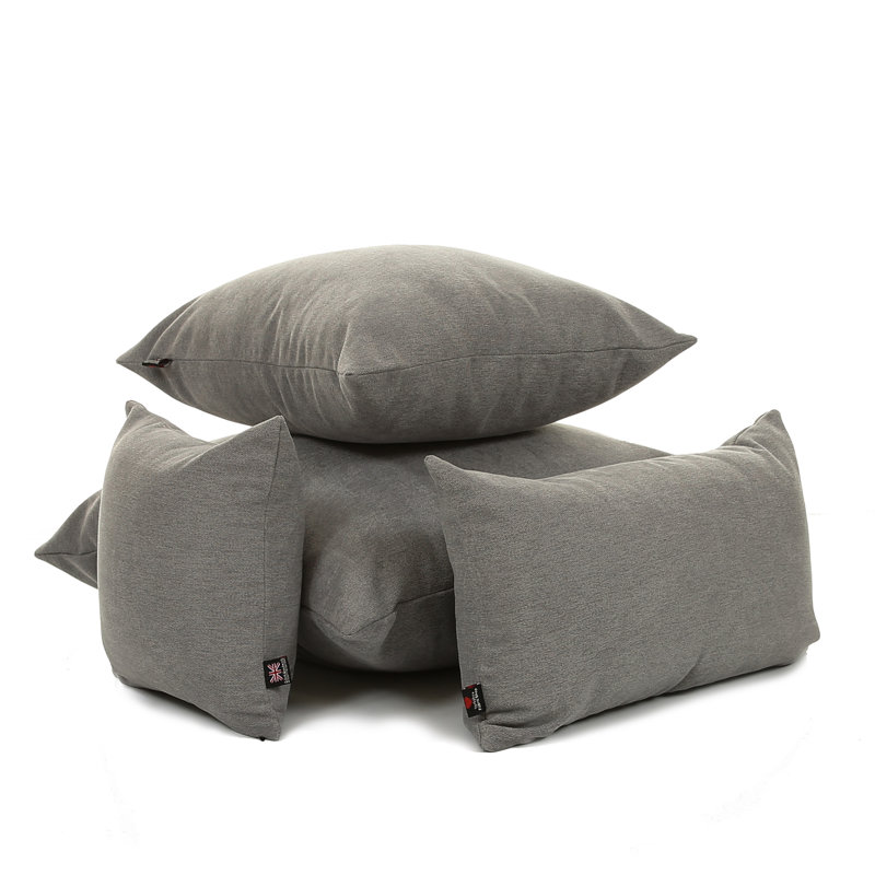 Mtecombe Square Cushion, 55 x 55cm, Grey
