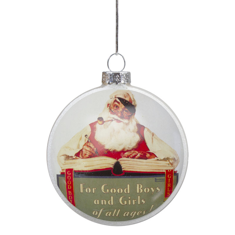 Ornement en verre 3 "Norman Christmas