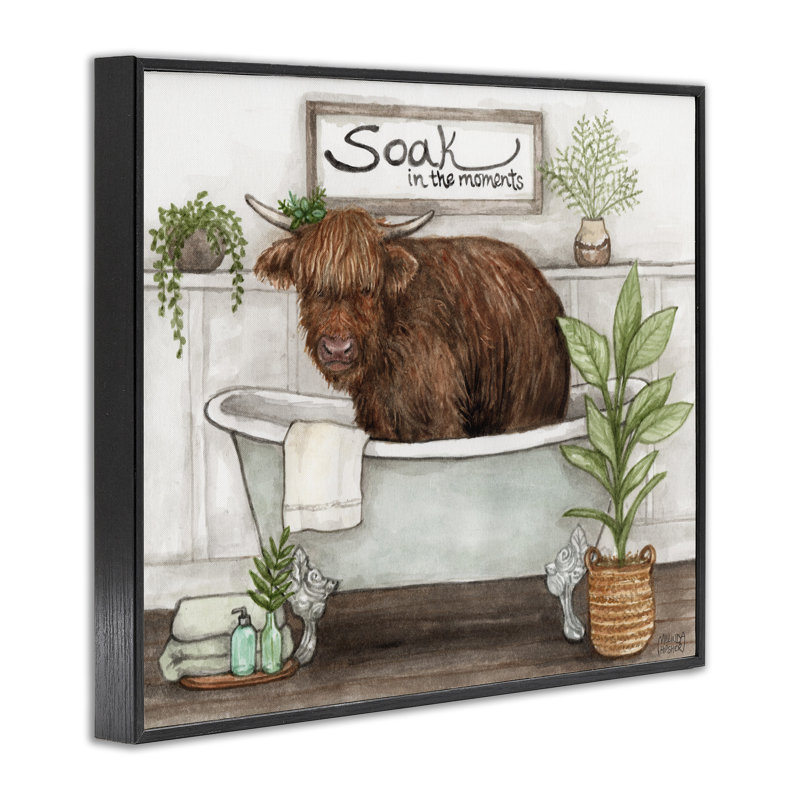 «Soak In Moments», giclée encadrée par Melinda Hipsher, H 11 po x l 14 po, Giclée encadrée noir minuit