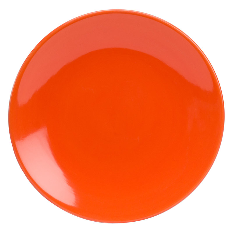 Wolfe 11" Dinner Plate, Orange