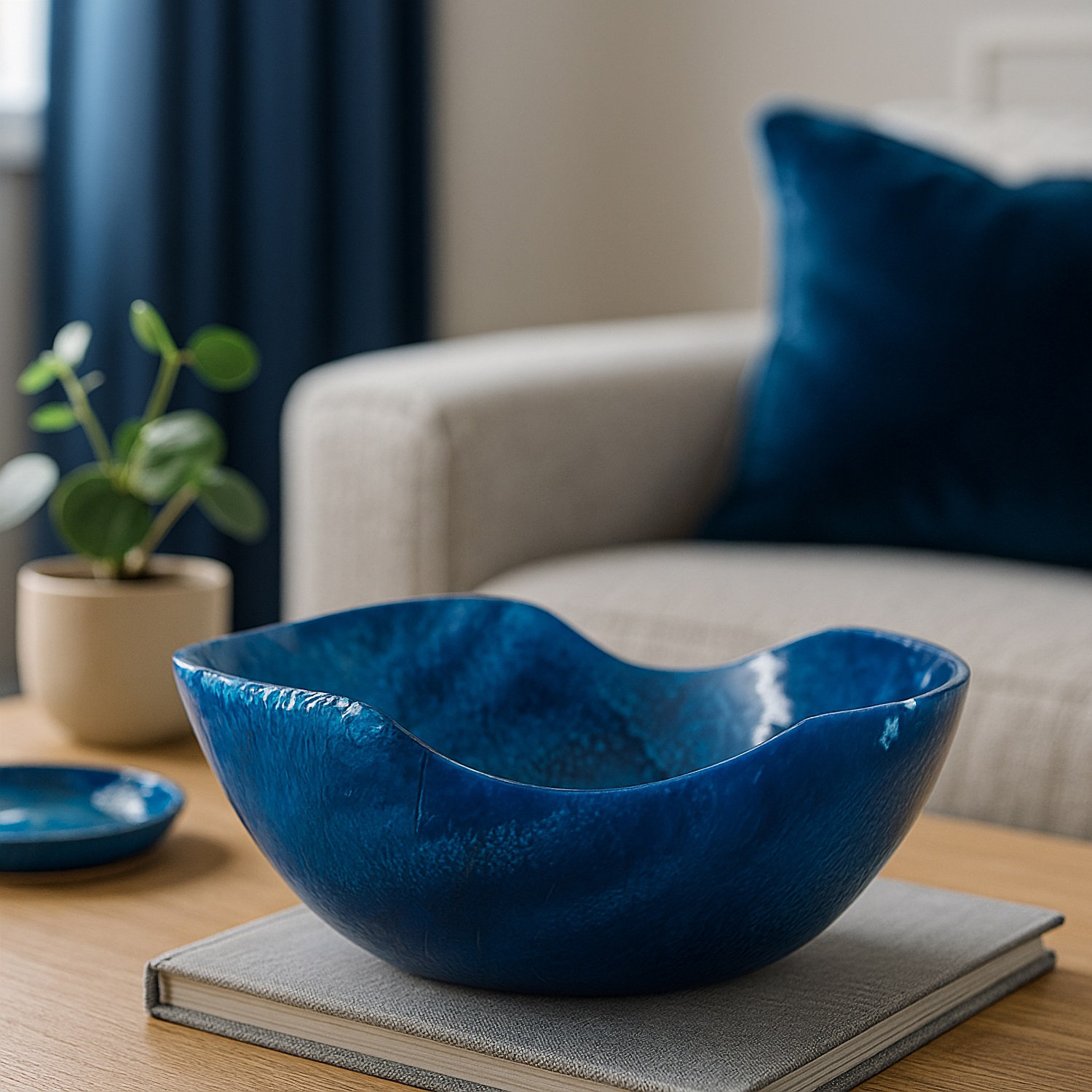 Olwen Decorative Bowl, Blue