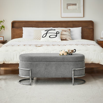 Upholstered Cotton Storage Cocktail