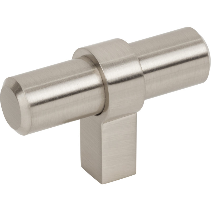 Key Grande 2" Length "T" Knob, Satin Nickel