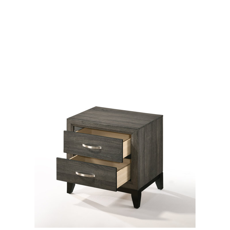 Table de chevet avec tiroirs Valdemar